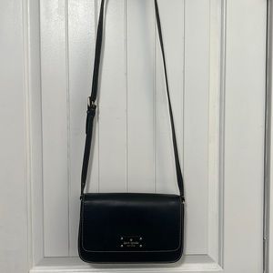 Kate Spade Black Leather Crossbody Bag